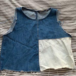 Cute jean tank top!